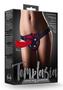 Temptasia Lovelace Harness With Bullet - Red