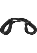 Frisky Rope Cuffs - Black