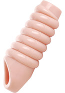 Size Matters Really Ample Ribbed Penis Enhancer Sheath -...