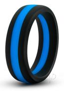 Performance Silicone Go Pro Cock Ring - Black/blue