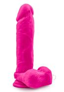 Au Naturel Bold Massive Dildo With Suction Cup 9in - Pink