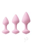Inya Triple Kiss Trainer Kit Silicone Butt Plugs - Pink