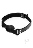 Strict Hollow Silicone Gag - Black
