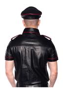Prowler Red Police Shirt Piped - Medium - Black/red