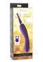 Inmi Power Zinger Pro Pulsing G-spot Silicone Rechargeable Pinpoint Vibrator With Interchangeable Tips -purple